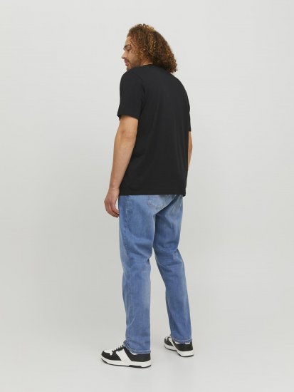 Jack & Jones Copenhagen Photo T-Shirt Black - Tričká - Nadrozmerné tričká - 2XL-14XL