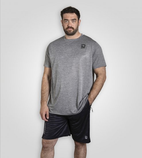D555 Retford T-Shirt Lightweight Peach Finished Grey - Tričká - Nadrozmerné tričká - 2XL-14XL