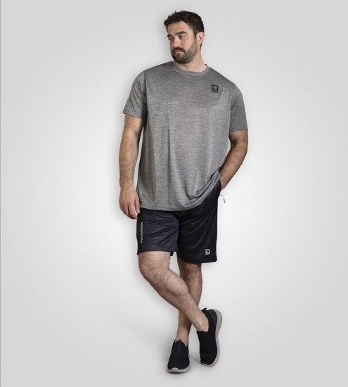 D555 Retford T-Shirt Lightweight Peach Finished Grey - Tričká - Nadrozmerné tričká - 2XL-14XL