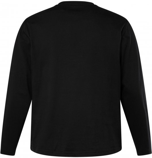 JP1880 T-Shirt Long Sleeve Aviation Black TALL - PÁNSKE OBLEČENIE MT-6XLT - Veľkosti pre VYSOKÝCH