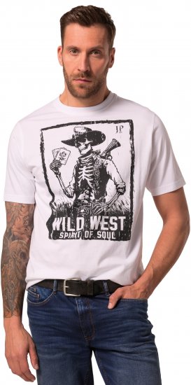 JP1880 T-Shirt 2-Pack Wild West Black And White - Tričká - Nadrozmerné tričká - 2XL-14XL