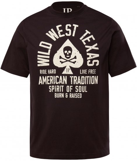 JP1880 T-Shirt 2-Pack Wild West Black And White - Tričká - Nadrozmerné tričká - 2XL-14XL