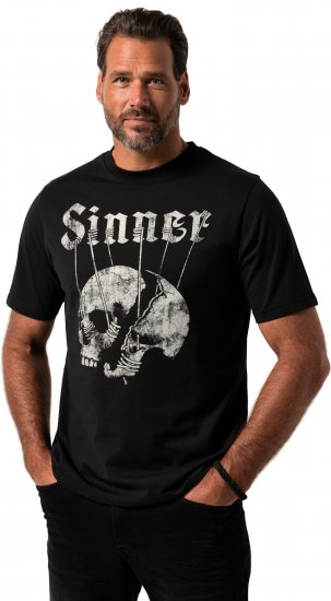 JP1880 T-Shirt Sinner Black - Tričká - Nadrozmerné tričká - 2XL-14XL
