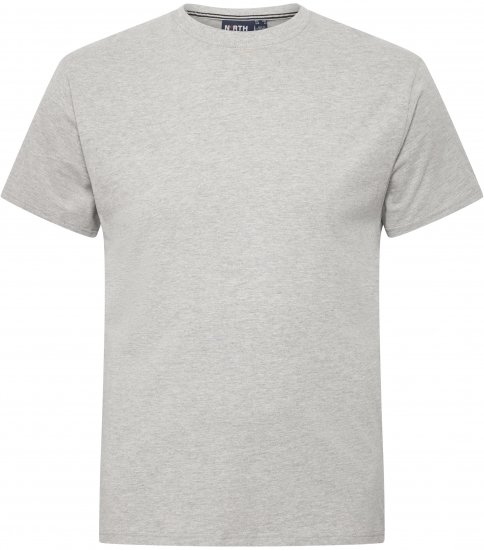 North Latitude T-Shirt O-Neck Grey Melange TALL - TALL tričká - TALL Tričká