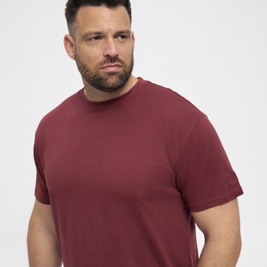 North Latitude T-Shirt O-Neck Bordeaux TALL - TALL tričká - TALL Tričká