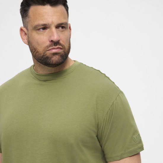 North Latitude T-Shirt O-Neck Olive Green TALL - TALL tričká - TALL Tričká