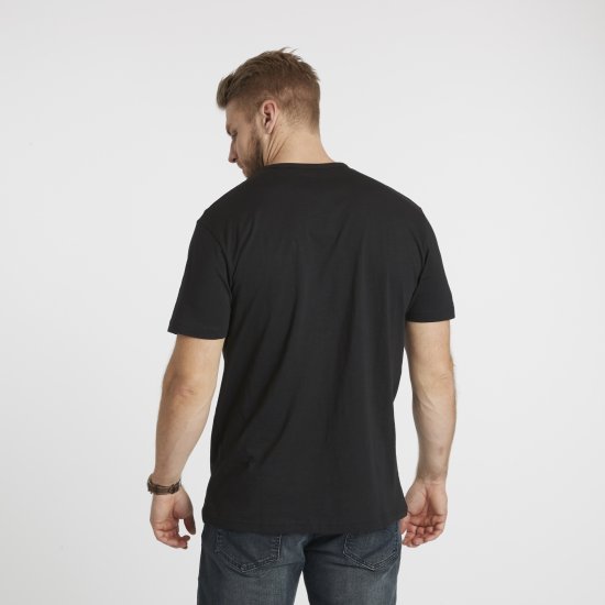 North Latitude Denim Printed T-Shirt Black TALL - TALL tričká - TALL Tričká