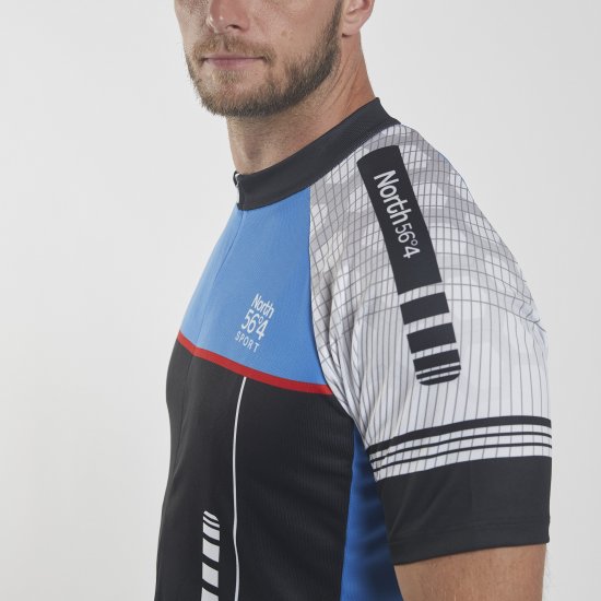 North Latitude Sport Bike T-Shirt Black TALL - Športové oblečenie - Sportovní Oblečení 2XL-10XL