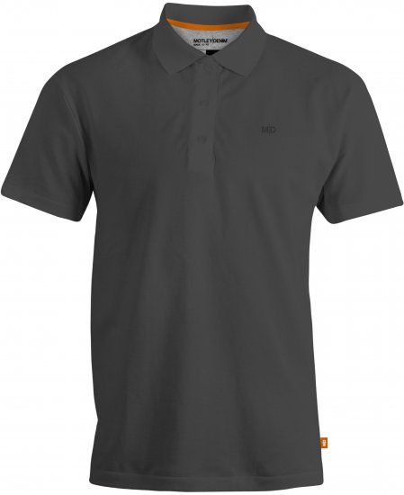 Motley Denim Bratislava Polo Charcoal - Polokošele - Polokošele 2XL-8XL