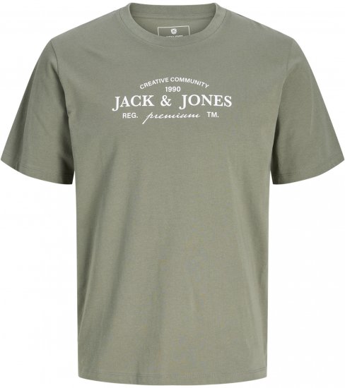 Jack & Jones Kevin Tričko Sivé - Tričká - Nadrozmerné tričká - 2XL-14XL