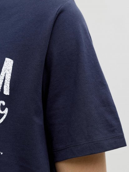 Jack & Jones Alex Tričko Tmavomodré - Tričká - Nadrozmerné tričká - 2XL-14XL