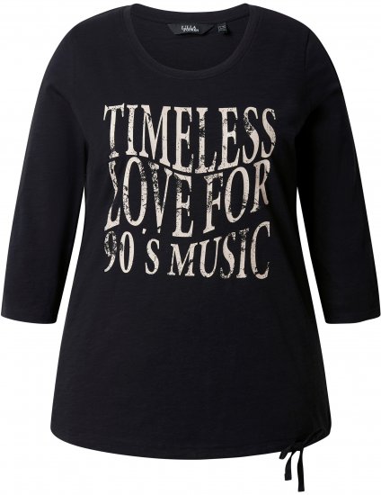 Ulla Popken Timeless Love 3/4 Sleeve Graphic Tee - Tričká - 