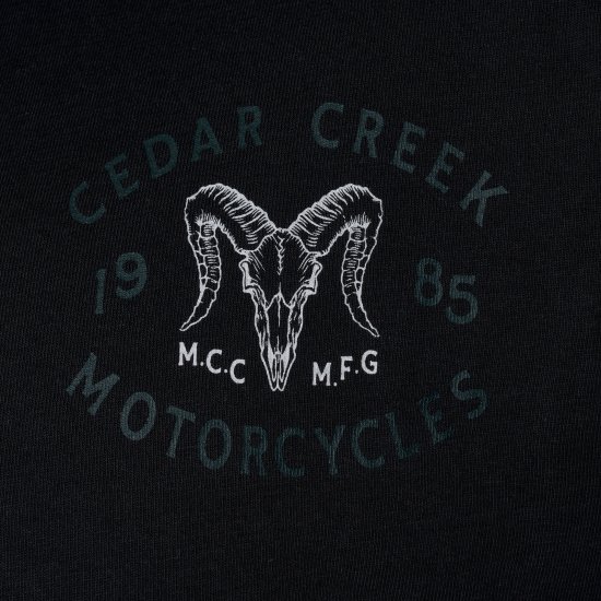 Kam Jeans 5793 Cedar Creek Reverse Print Tee Black - Tričká - Nadrozmerné tričká - 2XL-14XL