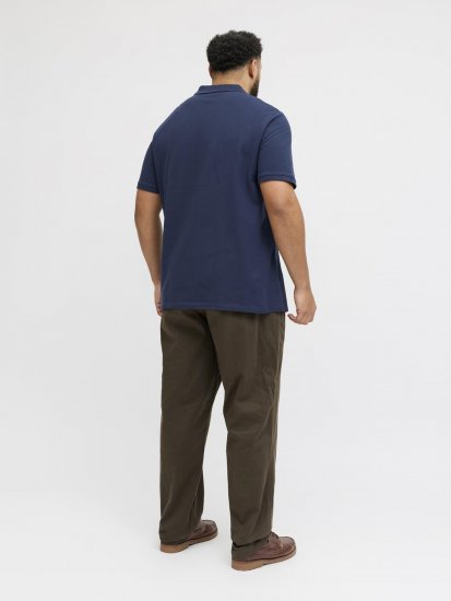 Jack & Jones College Logo Short Sleeve Polo Shirt Blue - Polokošele - Polokošele 2XL-8XL