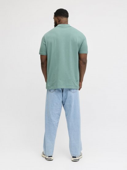 Jack & Jones College Logo Short Sleeve Polo Turquoise - Polokošele - Polokošele 2XL-8XL