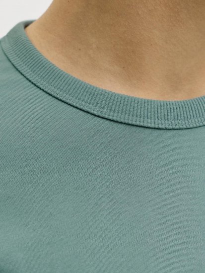 Jack & Jones College Logo Crew Neck T-Shirt Turquoise - Tričká - Nadrozmerné tričká - 2XL-14XL