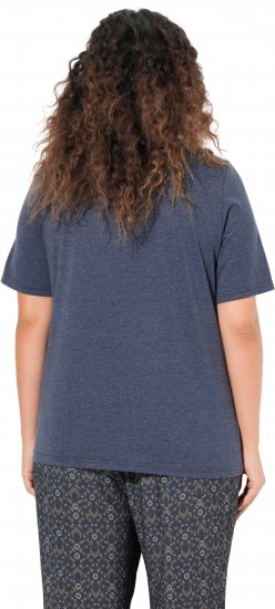 Ulla Popken Peacock Short Sleeve Graphic Tee - Potlačené tričká pre ženy - 