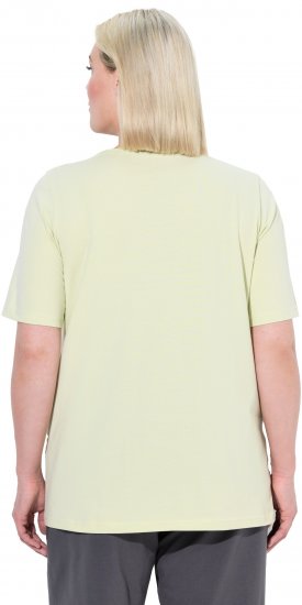 Ulla Popken Essential Square Neck Stretch Tee Pistachio - Tričká - 