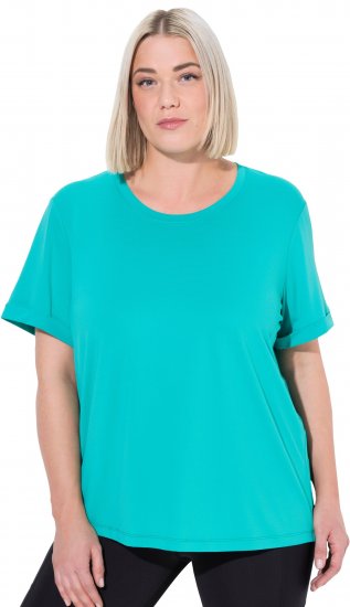Ulla Popken UPF 50 Quick Drying Tee Turquoise - Tričká - 