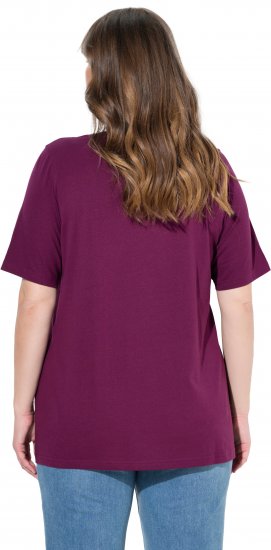 Ulla Popken Eco Cotton Basic T-Shirt 2-Pack Black/Red - Tričká - 