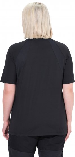 Ulla Popken Quick-Drying Short Sleeve T-Shirt Black - Tričká - 