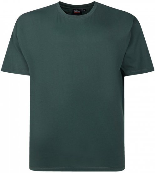 Espionage T015 Plain T-Shirt Bottle Green - Tričká bez potlače - Tričká bez potlače - 2XL-14XL