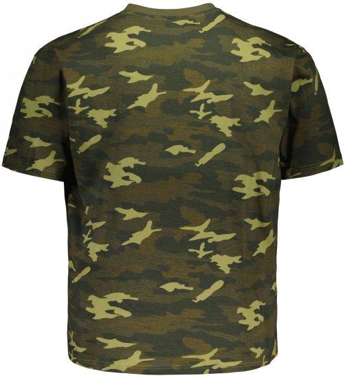 Big Bones X2175 Camo T-Shirt Green - Tričká - Nadrozmerné tričká - 2XL-14XL