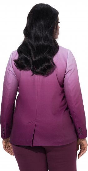 Ulla Popken Sako S Farebným Prechodom Bobuľová - Saká - 