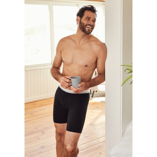JP1880 Boxers Flexnamic OEKO-TEX Long Black - Spodná bielizeň - Spodné Prádlo 2XL-8XL