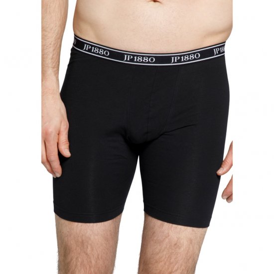JP1880 Boxers Flexnamic OEKO-TEX Long Black - Spodná bielizeň - Spodné Prádlo 2XL-8XL