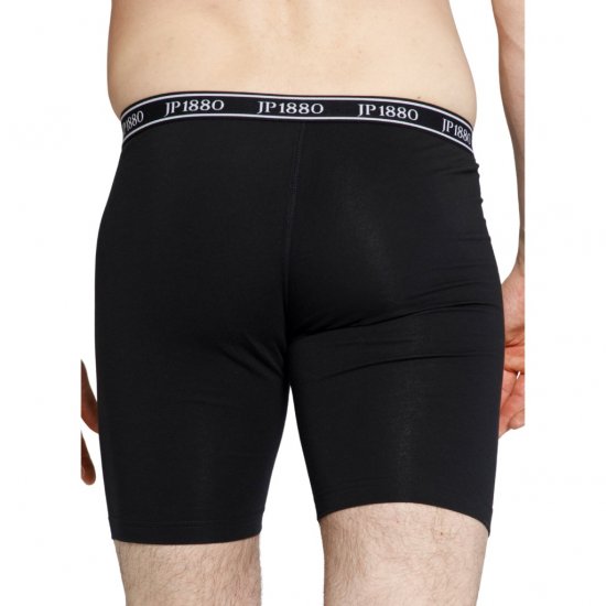 JP1880 Boxers Flexnamic OEKO-TEX Long Black - Spodná bielizeň - Spodné Prádlo 2XL-8XL