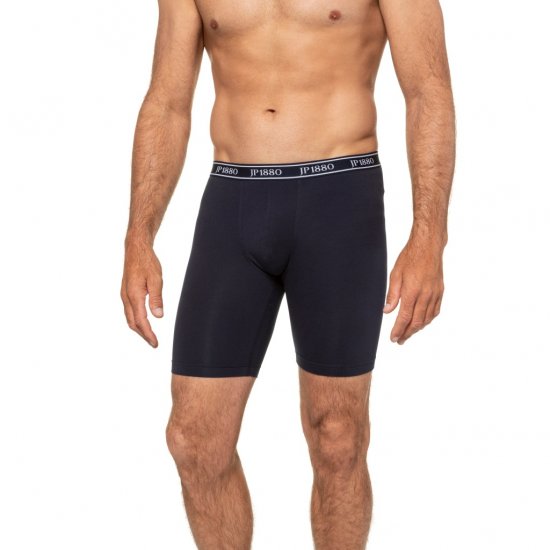 JP1880 Boxers Long OEKO-TEX Flexnamic Navy - Spodná bielizeň - Spodné Prádlo 2XL-8XL