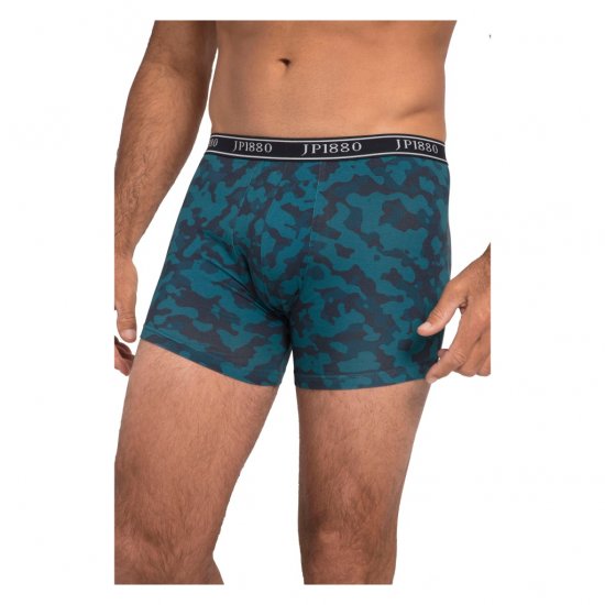 JP1880 Boxershorts Flexnamic OEKO-TEX Mid 2-Pack Blue - Spodná bielizeň - Spodné Prádlo 2XL-8XL