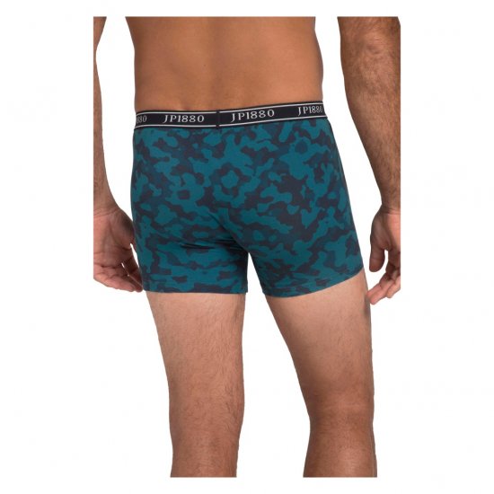 JP1880 Boxershorts Flexnamic OEKO-TEX Mid 2-Pack Blue - Spodná bielizeň - Spodné Prádlo 2XL-8XL