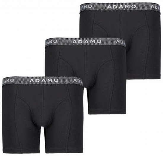 Adamo Jerry Maxi Boxers 702 Black 3-pack - Spodná bielizeň - Spodné Prádlo 2XL-8XL
