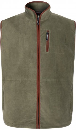 Espionage FL047 Microfleece Gilet Olive Green - Vesty - Vesty vo veľkých veľkostiach