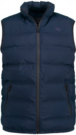 JP1880 Quilted Gilet Stand-up Collar Navy - Bundy - Bundy Nadmerné Veľkosti 2XL-8XL