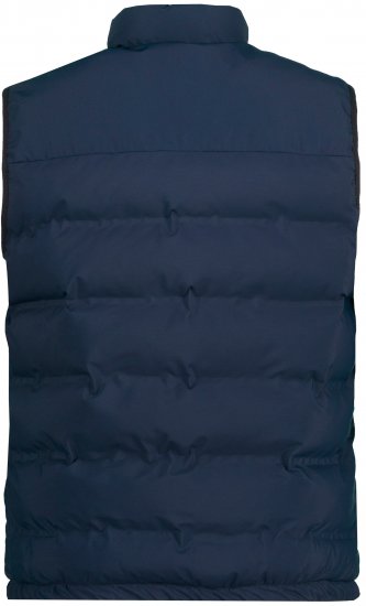 JP1880 Quilted Gilet Stand-up Collar Navy - Bundy - Bundy Nadmerné Veľkosti 2XL-8XL