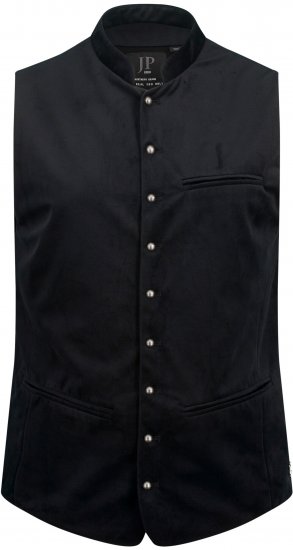 JP1880 Velvet Vest Traditional Black - Slávnostné oblečenie - Slávnostné oblečenie – Oslavujte štýlovo a pohodlne