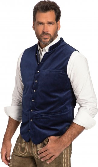 JP1880 Velvet Vest Traditional Blue - Slávnostné oblečenie - Slávnostné oblečenie – Oslavujte štýlovo a pohodlne