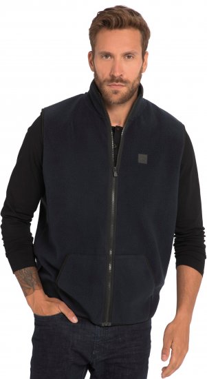 JP1880 Fleece Gilet Stomach Fit Navy - Bundy - Bundy Nadmerné Veľkosti 2XL-8XL