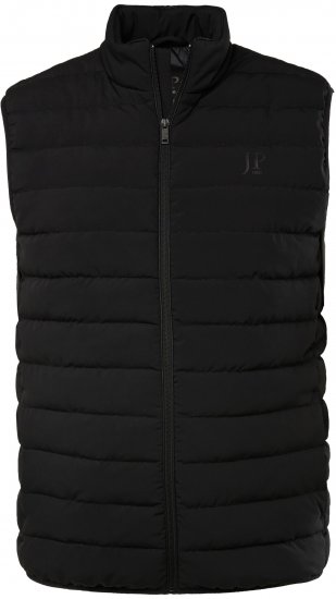 JP1880 Quilted Gilet Stand-Up Collar Black - Bundy - Bundy Nadmerné Veľkosti 2XL-8XL