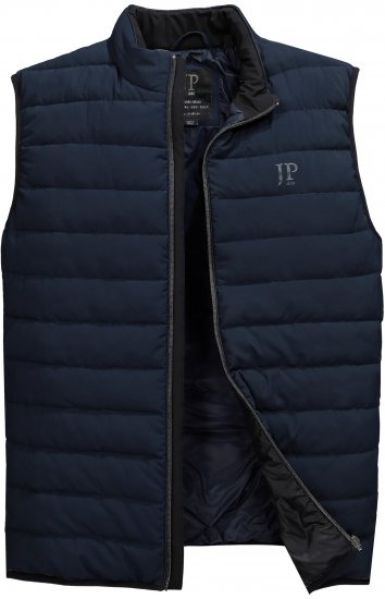 JP1880 Quilted Vest Techno Down Padding Navy - Bundy - Bundy Nadmerné Veľkosti 2XL-8XL