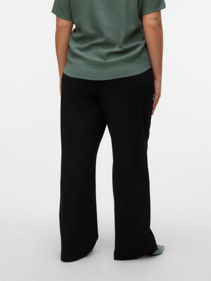 Vero Moda Berlin Zamira Wide Leg Pants Black - Nohavice - 