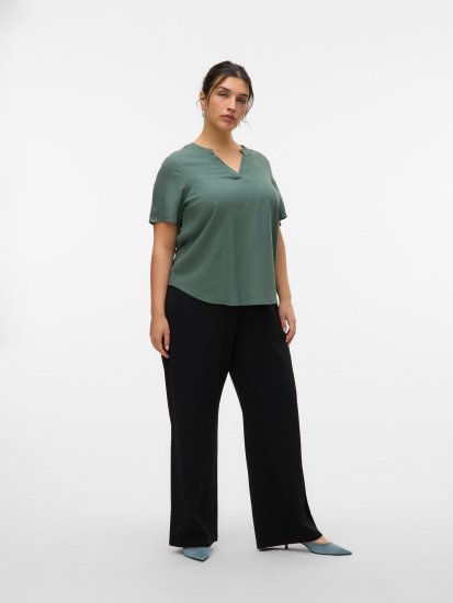 Vero Moda Berlin Zamira Wide Leg Pants Black - Nohavice - 