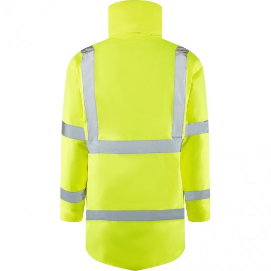 Leo Tawstock EcoViz 4K Baffle Lined Anorak Hi-Vis Yellow - Pracovné odevy - Pracovné Odevy 3XL-6XL