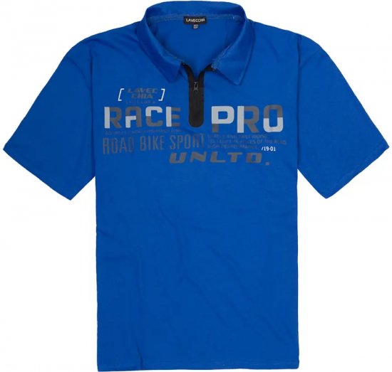 Lavecchia 2030 Polo Shirt Short Sleeve Royal Blue - Polokošele - Polokošele 2XL-8XL