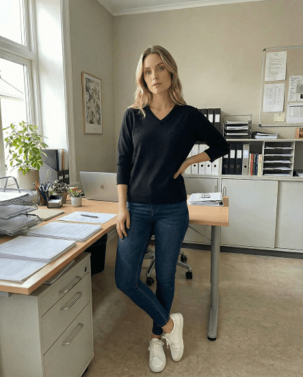 Nora Mikken GELINA Sweater Black - DÁMSKE OBLEČENIE XS-XXL - 