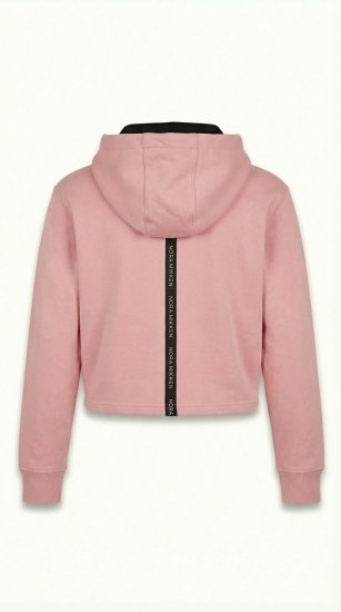 Nora Mikken KAMILLA Cropped Hoodie Peach Whip - DÁMSKE OBLEČENIE XS-XXL - 