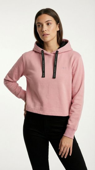 Nora Mikken KAMILLA Cropped Hoodie Peach Whip - DÁMSKE OBLEČENIE XS-XXL - 